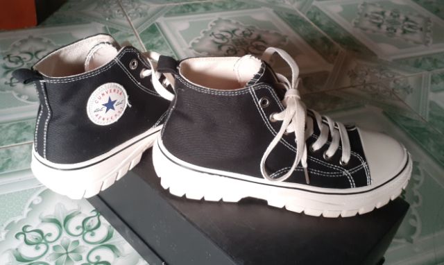 [GÓC PASS ĐỒ] Giày thể thao cao cổ dáng converse (100% ảnh thật)