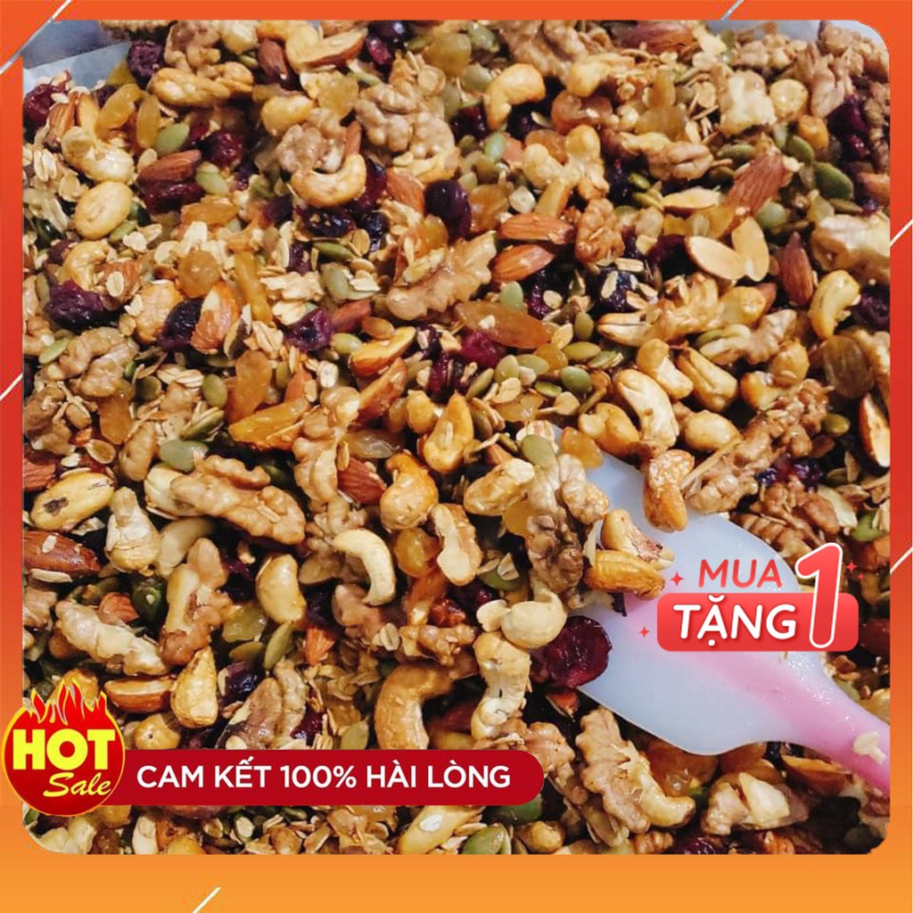 Granola Zero Hạt Cao Cấp (không yến mạch), Vị Chocolate, Túi 100gram -  Rosie’s Choice