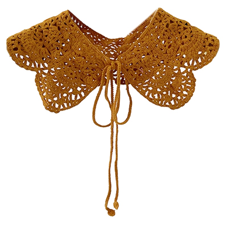 Vòng Cổ Ren Phối Khăn Choàng Giả Thắt Nơ Xinh Xắn Thời Trang Mùa Hè Cho Nữ