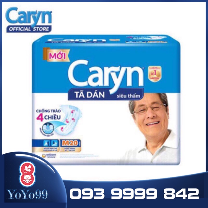 Bỉm tả dán người lớn Caryn M20 |YOYO99