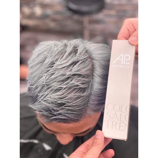 Màu Nhuộm Tóc AP, Tplus 10/11 Silver Gray Khói Tuyết