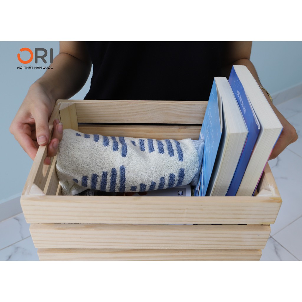 THÙNG GỖ PALLET TRANG TRÍ ĐA NĂNG XUẤT KHẨU - WOOD CASE-ORI NỘI THẤT HÀN QUỐC
