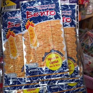 Lốc 13 gói mực cay BENTO thái lan màu xanh cay ít 5 gram x 12 gói