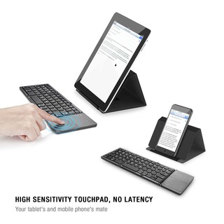 Bàn phím Bluetooth tích hợp chuột touchpad gấp gọn B033