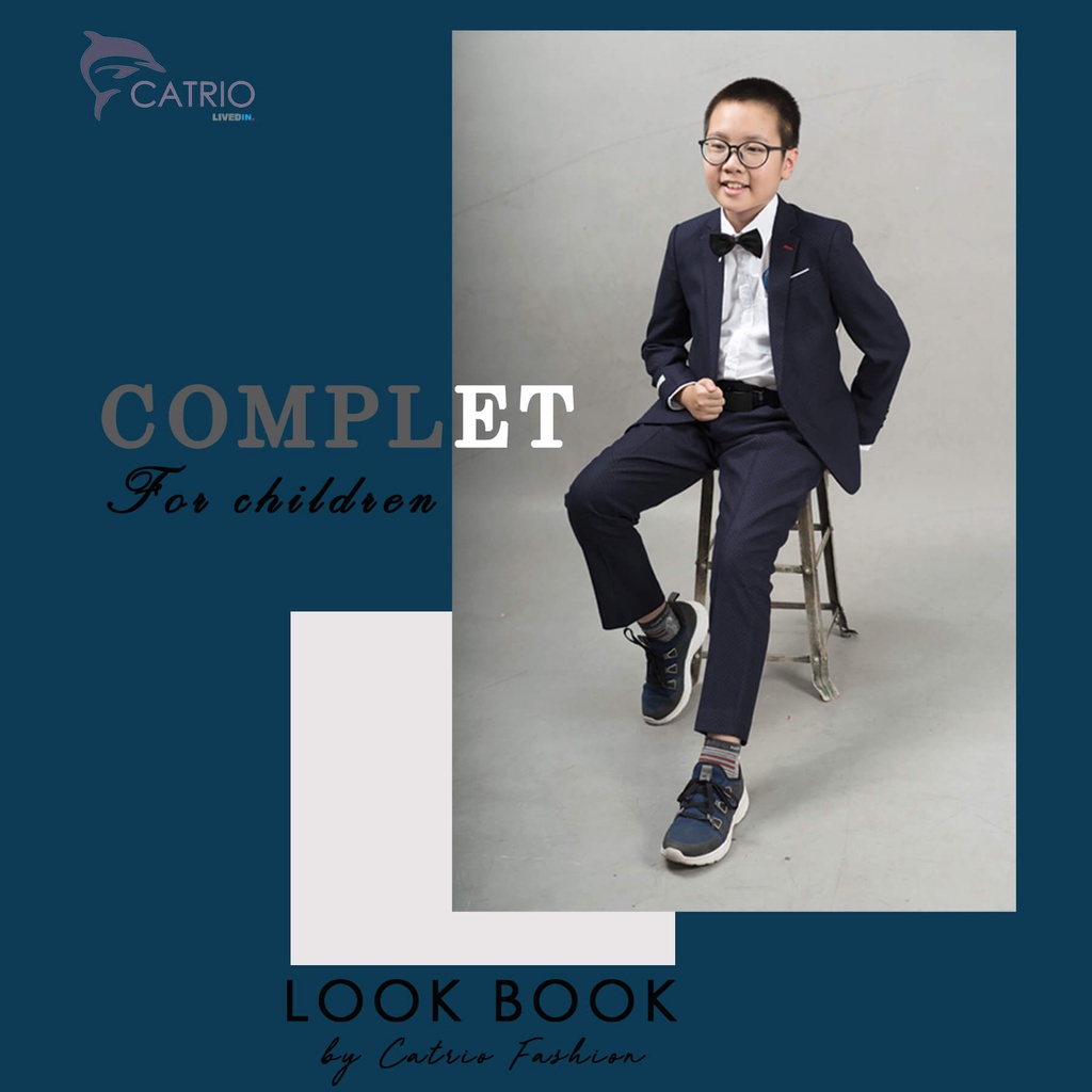 Bộ vest bé trai cao cấp 2 chi tiết Catrio ACT659, 686, 424, 588. Set vét, com lê đẹp thời trang cho bé đi tiệc, sự kiện