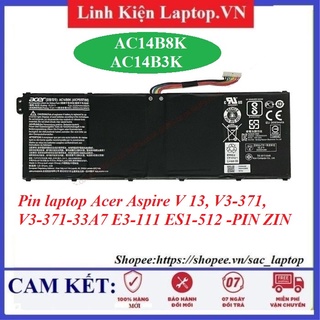 ⚡Pin laptop Acer Aspire V 13, V3-371, V3-371-33A7 E3-111 ES1-512 AC14B8K AC14B3K