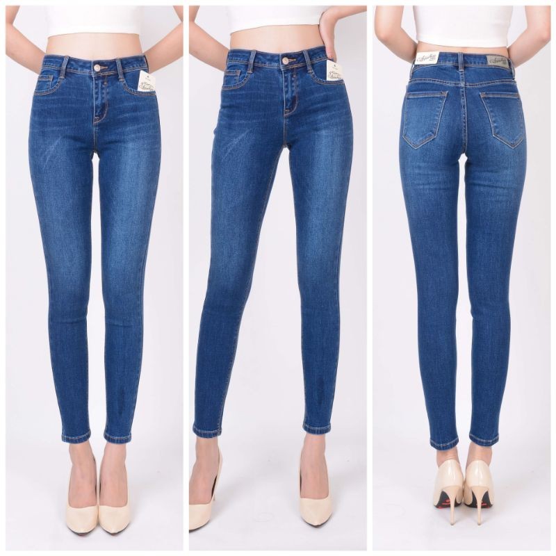 quần Jeans skinny nữ abblanca VNXK Cao Cấp
