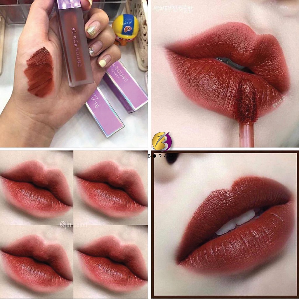 Son Black Rouge Air Fit Velvet Tint - son kem lì