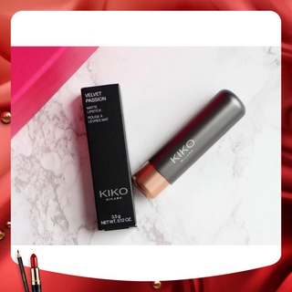 Son Kiko Matte Velvet Passion Màu 309 Tulip Red-đỏ cam