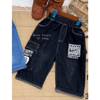 Quần bò (jeans) bé trai size đại 50kg