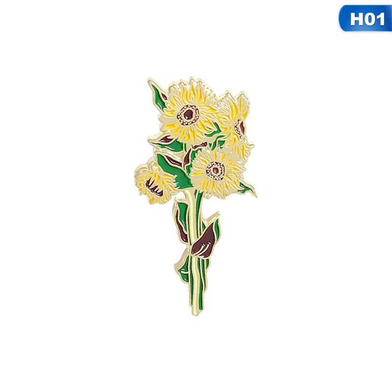 Ghim Cài Áo Hình Hoa Hướng Dương Thời Trang Cho Nữ