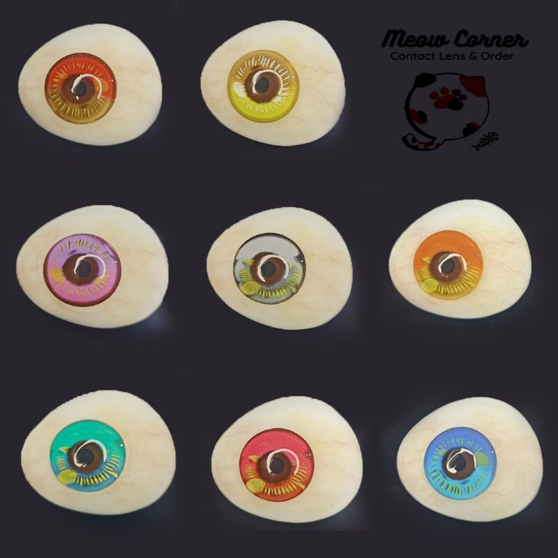 Lens coscon hoá trang đủ cận 8 màu