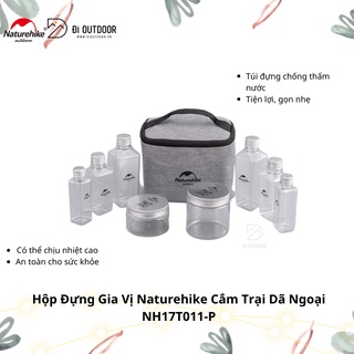 Hộp Gia Vị 8 Món Naturehike, Hộp chiết gia vị dã ngoại cắm trại, chịu nhiệt 200℃, Chống va đập - ĐI OUTDOOR