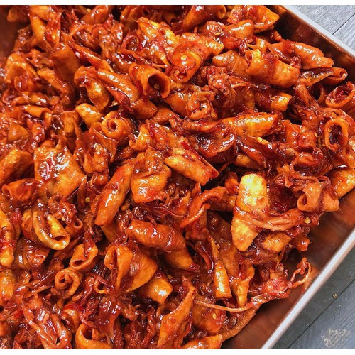 Mực Rim Sate Nguyên Con Đặc Sản Bình Định - Lon 290gr | BigBuy360 - bigbuy360.vn