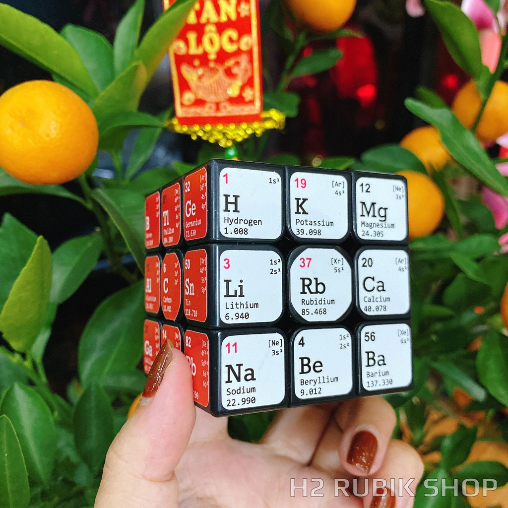 Rubik Hoá học bảng tuần hoàn nguyên tố siêu đẹp - Periodic Cube