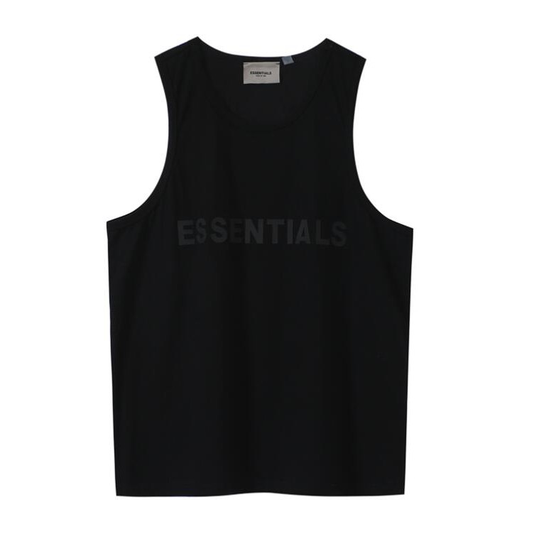 Áo Ba Lỗ Từ Cotton In Chữ Essentials Thời Trang Cho Nam Và Nữ