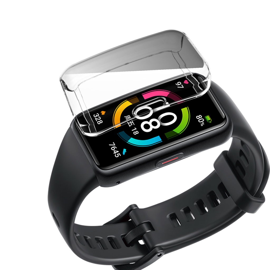 Ốp Bảo Vệ Bằng TPU Mỏng Cho Honor Band 6 Huawei Band 6 NFC PRO Huawei Band 7