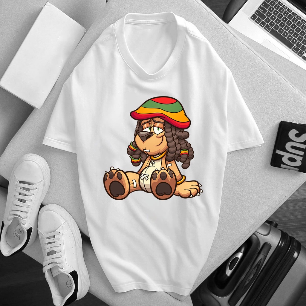 ÁO THUN CỘC TAY IN HÌNH GẤU DỄ THƯƠNG IN HÌNH COOL NGẦU GIÁ RẺ CHƯA TỪNG CÓ CHO BẠN THÂN - 945