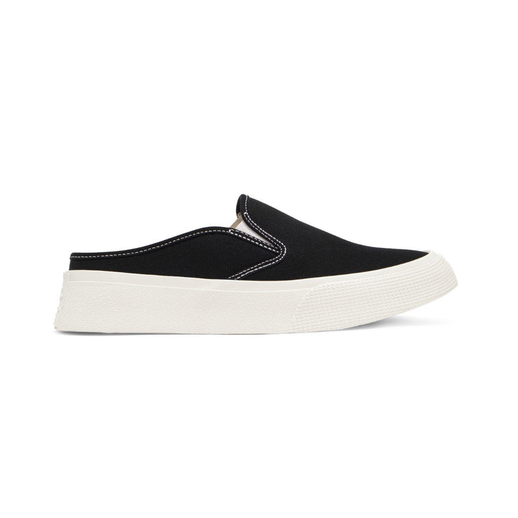 GIẢM SỐC HÀNG TỒN KHO - Giày Lười hiệu EPT - SLIP ON MULE(Black) - Màu đen không dây đế vàng nam nữ [chính hãng]