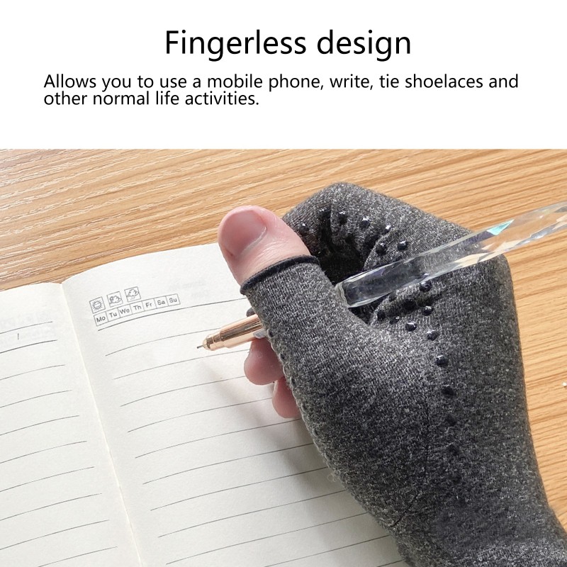 Globetrotter【COD &amp; Hàng sẵn sàng】Găng tay nén màu xám chơi thể thao giảm đau khớp cổ tay