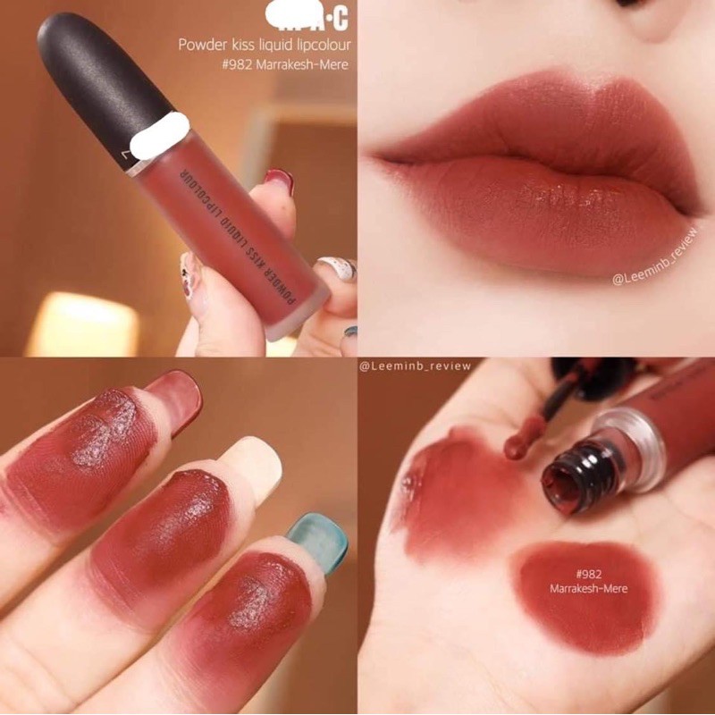 SON KEM LÌ MAC POWDER KISS MÀU MỚI NHẤT