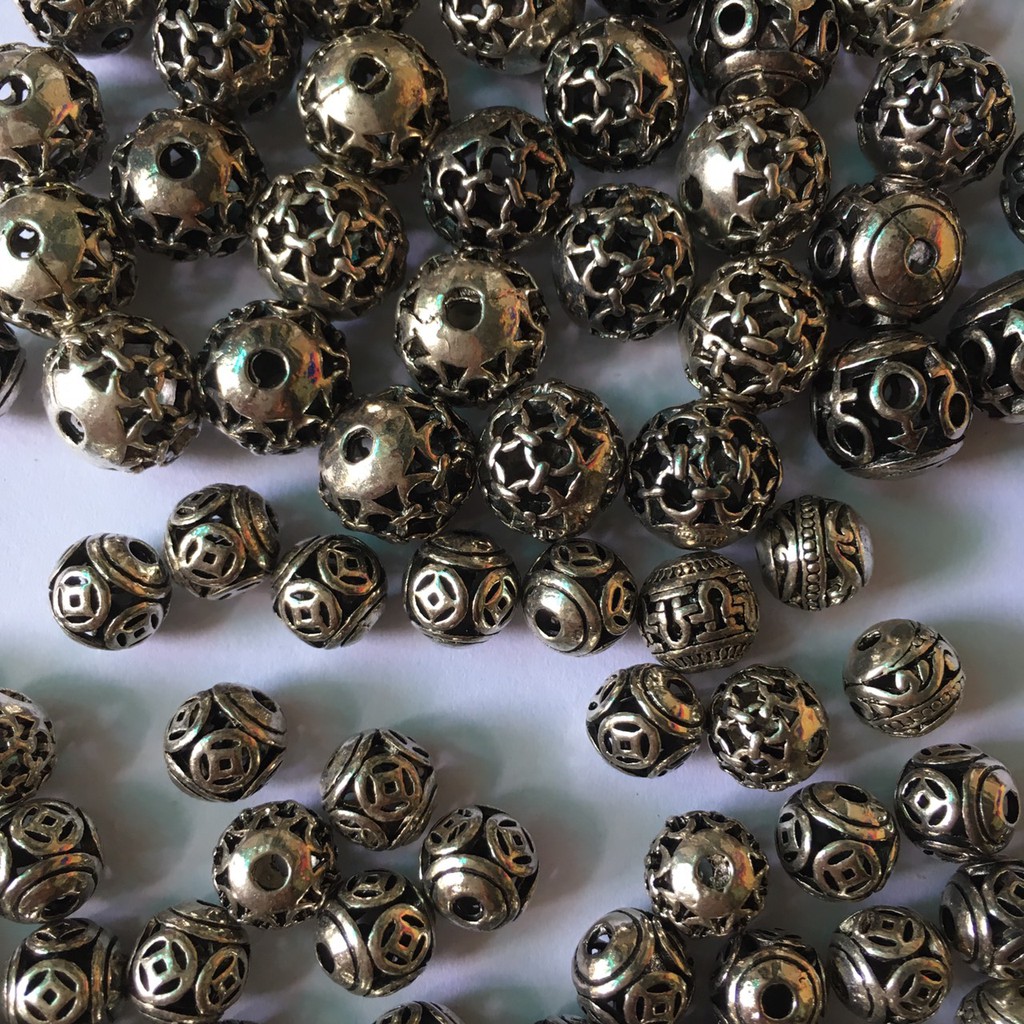 1 hạt charm Nepal trang trí vòng tay handmade, chọn size