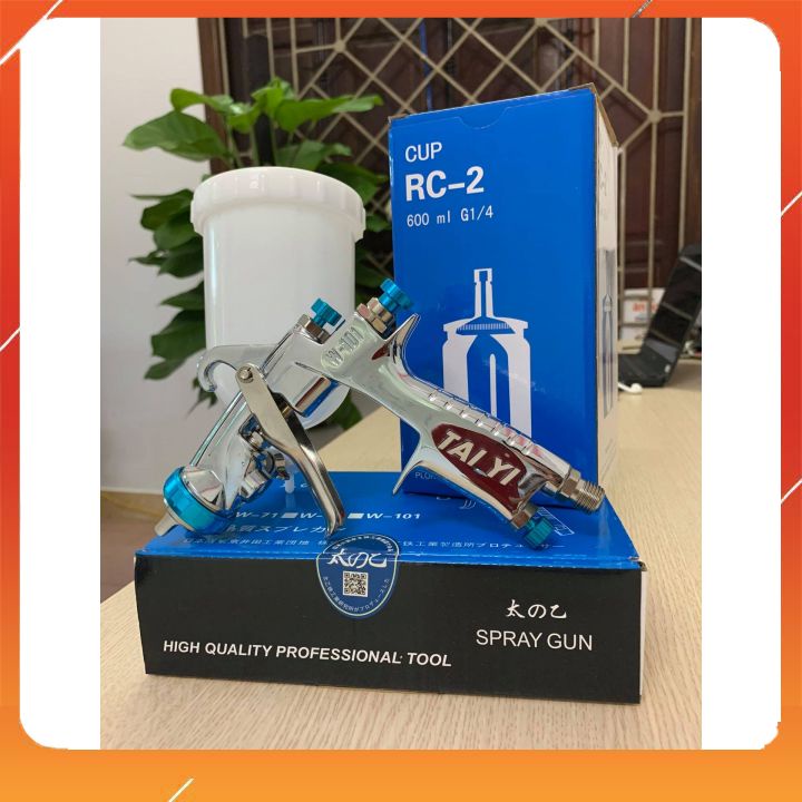 Súng Phun Sơn ♥️ [ HÀNG CHÍNH HÃNG] ♥️ Bép Phun Sơn W101 Taiyi Lỗ Phun 0.8mm; 1.0mm; 1.3mm; 1.5mm Hàng Đài Loan