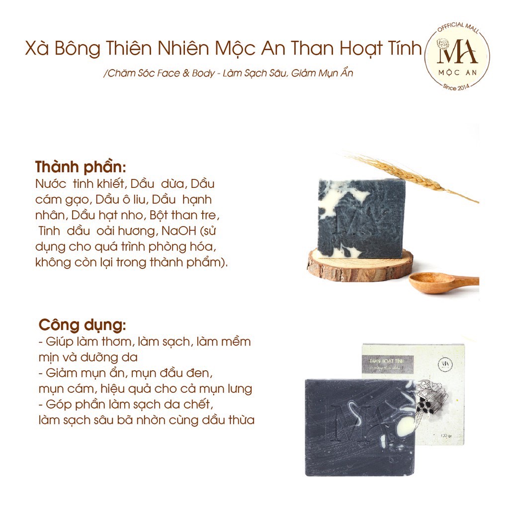 Combo Sáng Da, Mờ Thâm Sẹo Mộc An 2 Sản Phẩm Chiết Xuất Tự Nhiên, An Toàn Và Hiệu Quả