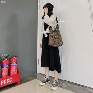 [B02] Túi đeo chéo da beo COOL (có sẵn/ảnh thật)