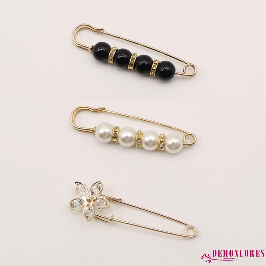 Ghim cài áo đính ngọc trai giả thời trang cho nữ