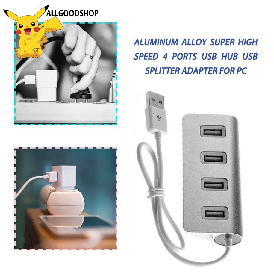 Hub USB 4 cổng Hoco Hub chính hãng-Aluminum Alloy Super High Speed