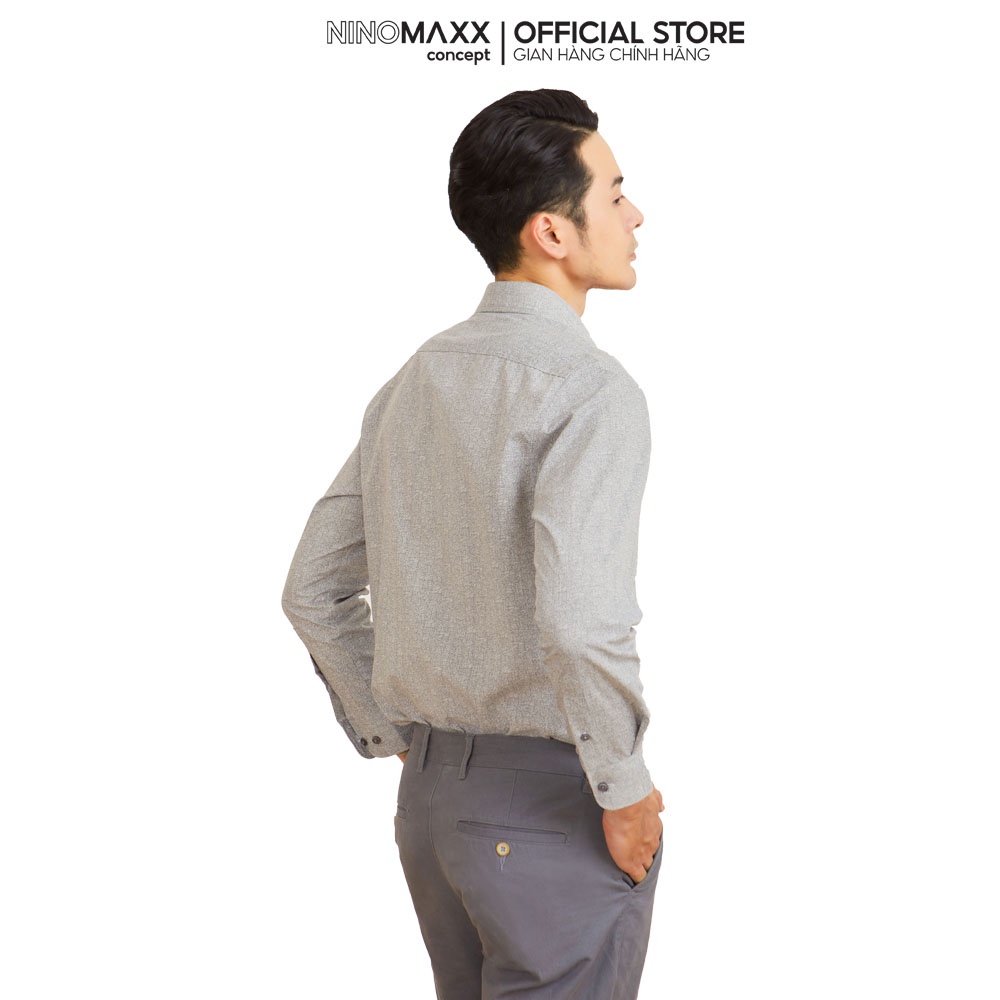 N&amp;M CLUB Áo Sơ Mi Nam Tay Dài chất liệu Bamboo cotton 2105037