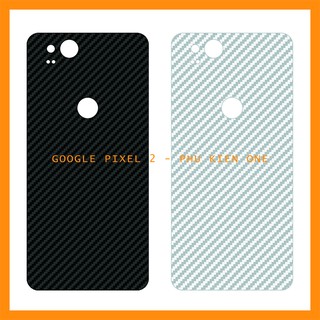 Decal dán lưng GOOGLE PIXEL/ PIXEL XL/ PIXEL 2/ PIXEL 2 XL/ PIXEL 3/ PIXEL 3XL vân carbon 3D
