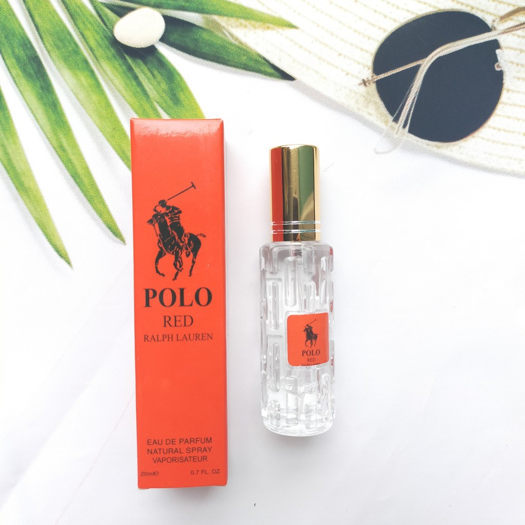 Nước hoa Polo mini nam 20ml Đủ Mùi- Thơm Cực Lâu- Dạng Xịt- Polo Red (Đỏ)