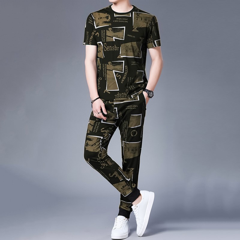 Bộ Đồ cotton Nam mùa Hè Dáng thể thao co giãn 4 chiều Mềm Mát | BigBuy360 - bigbuy360.vn