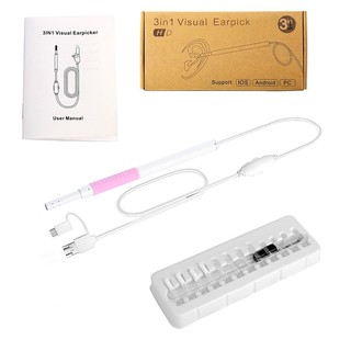 Camera nội soi 3 trong 1 cổng USB kết nối với điện thoại 5.5mm