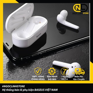 Tai nghe không dây mini chống nước Baseus TWS Encok W07 Bluetooth 5.0