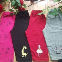 Quần legging lửng bé từ 24kg đến 48kg
