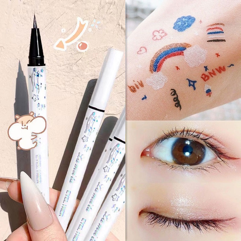 Bút kẻ mắt dạng lỏng nhiều màu sắc chống thấm nước lâu trôi dễ sử dụng