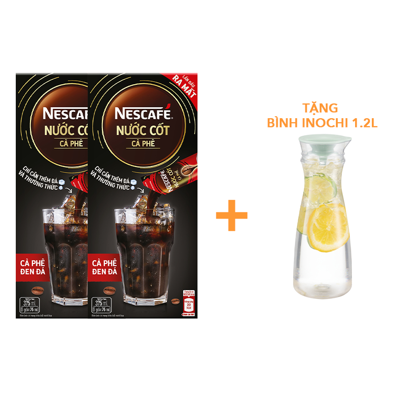 Combo 2 hộp nước cốt cà phê NESCAFÉ - CÀ PHÊ ĐEN ĐÁ