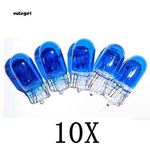 10 bóng đèn Xenon halogen T10 12V 5W siêu sáng cho xe hơi