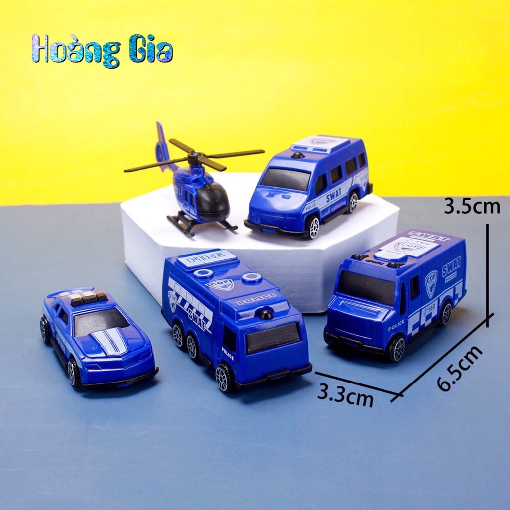 Phụ kiện trang trí bánh sinh nhật bánh kem - SET 4 Ô TÔ + MÁY BAY