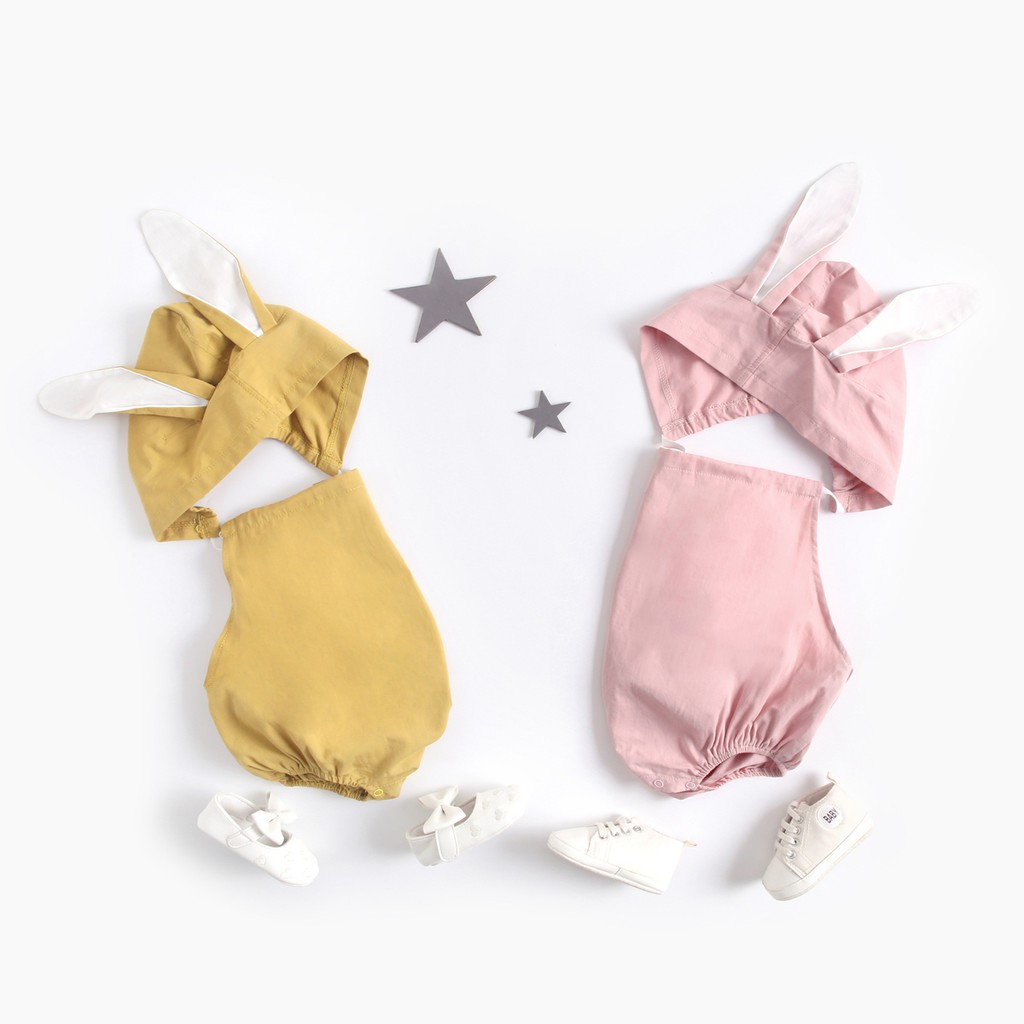 Bodysuit Sanlutoz bằng cotton phong cách thời trang cho bé (2 màu)