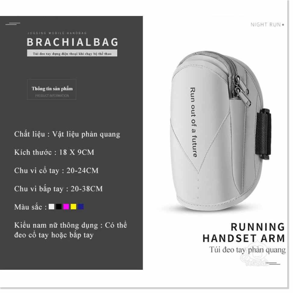 Túi đựng điện thoại đeo cánh tay RUN OUT chống thấm nước tiện dụng khi chạy bộ / tập thể thao / thể hình