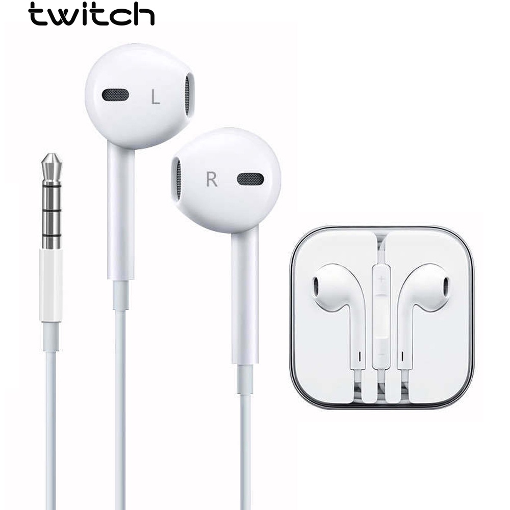 Tai nghe nhét tai TWITCH có dây 3.5mm kèm micro cho điện thoại