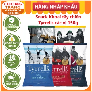 Snack Khoai tây chiên Tyrrells các vị 150g
