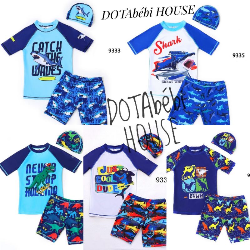 45kg Nhiều mẫu có nón Áo tắm Đồ bơi rời cho bé trai size đại - DOTAbébi HOUSE SW0305.93339338