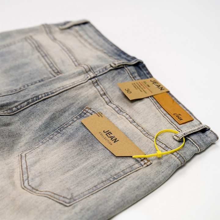 Quần jean nam zipper form skinny Quần jean nam đẹp chất co giãn   [#902R]