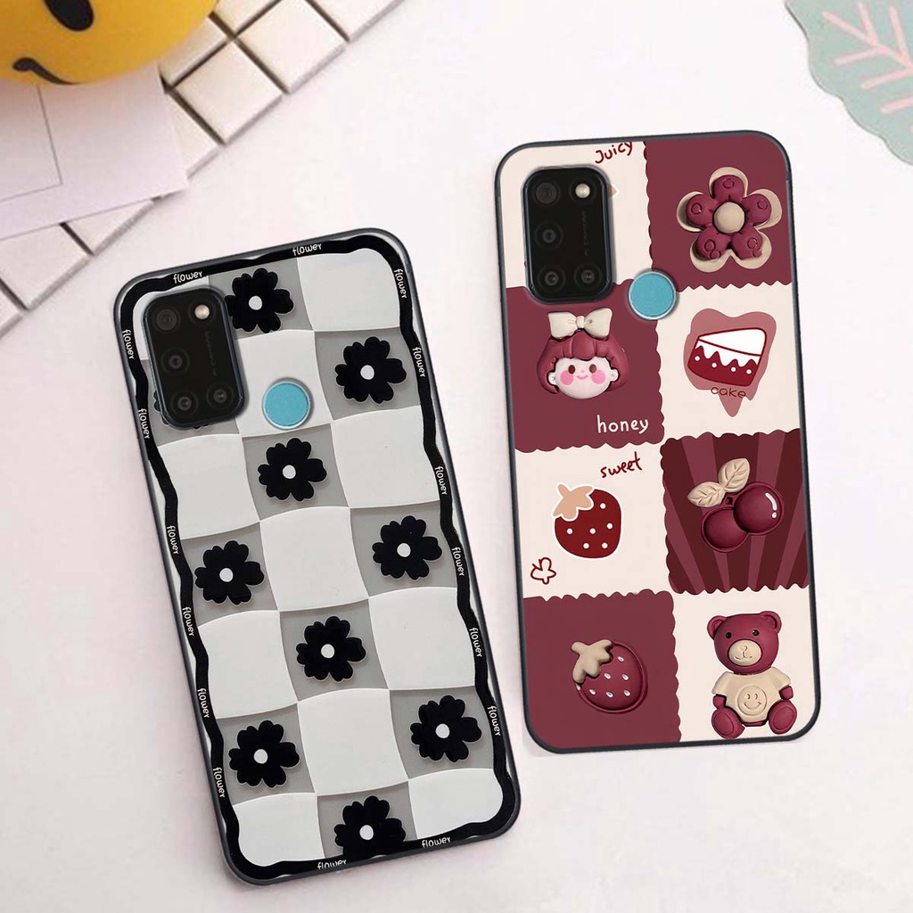 Ốp Realme C17 / 7i in hình trái tim, caro kẹo ngọt đầy cá tính siêu đẹp siêu chất