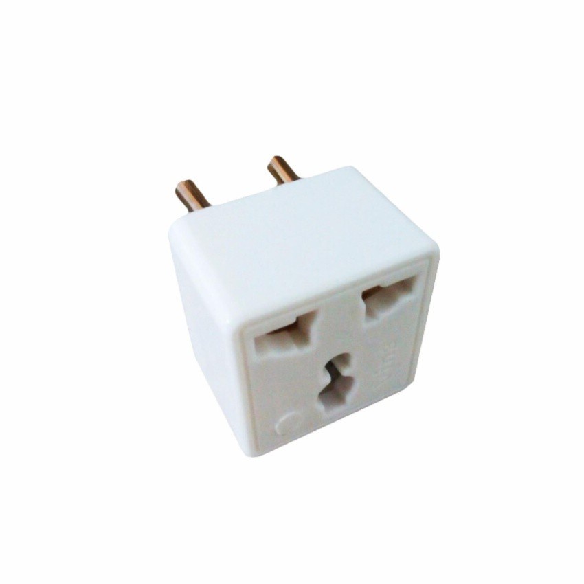Ổ cắm điện chuyển đổi đa năng 3 chấu về 2 Chấu - Ổ phích cắm 10A - 250V-Dùng cho các thiết bị 3 chân
